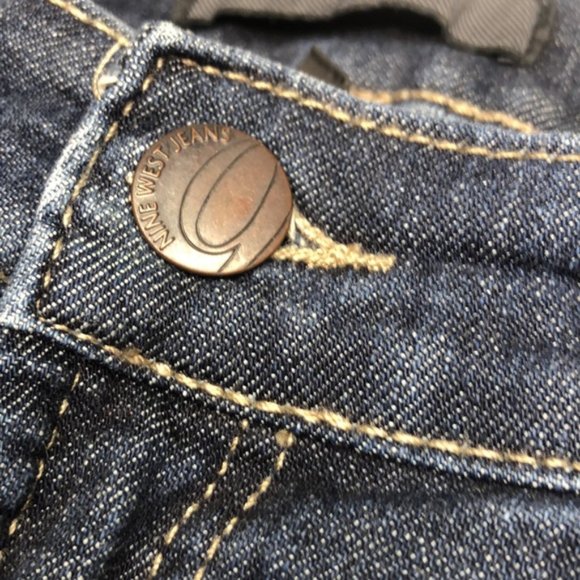 PREMIUM NINE WEST STRETCH STRAIGHT JEANS 12/30x31 MADE IN JORDAN 🇯🇴 - Picture 6 of 13